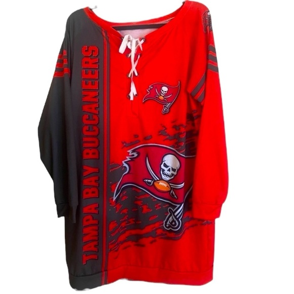 NFL TAMPA BAY BUCCANEERS TEAM DRESS Light Gorpcore POP 2XL Stretch - Picture 2 of 9